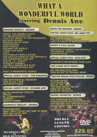 What A Wonderful World Starring Dennis Awe Double Length