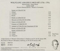Mozart: Klavierwerke / Piano Works