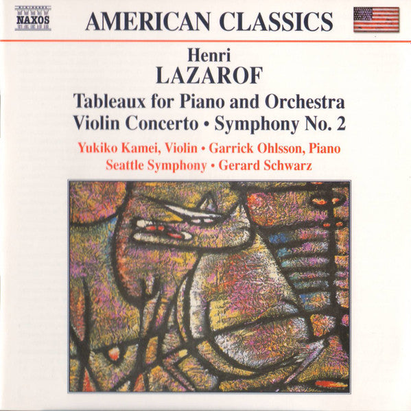 Lazarof: Tableaux For Piano And Orchestra / Violin Concerto / Symphony No. 2