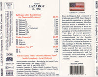 Lazarof: Tableaux For Piano And Orchestra / Violin Concerto / Symphony No. 2