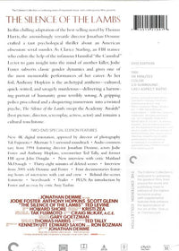 The Silence Of The Lambs The Criterion Collection 2-Disc Set w/ Booklet