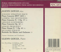 Glenn Gould: Plays Bach, Beethoven, Schonberg, Prokofiev, Strauss 2-Disc Set w/ Damaged Case