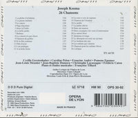 Joseph Kosma: 26 Chansons
