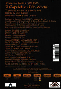 Vincenzo Bellini: I Capuleti E I Montecchi