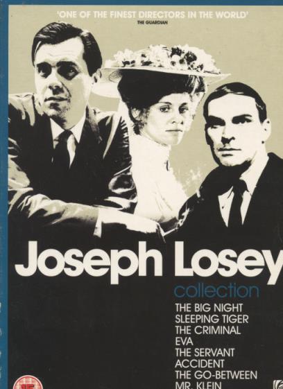Joseph Losey Collection PAL 7-Disc Set Incomplete