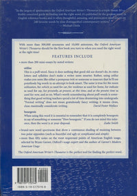 Oxford American Writer's Thesaurus