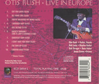 Otis Rush: Live In Europe