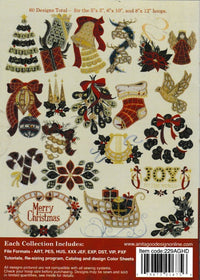 Anita Goodesign: Christmas Reverse Cutwork Heirloom Collection