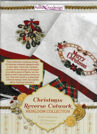 Anita Goodesign: Christmas Reverse Cutwork Heirloom Collection
