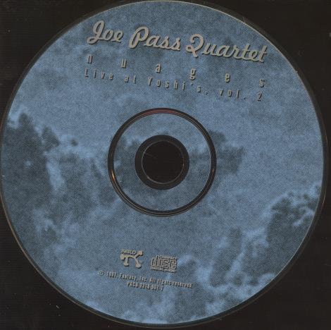 Joe Pass Quartet: Nuages: Live At Yoshi's Vol. 2 w/ Back Artwork
