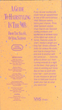 A Guide To Hair Styling In The 90's From The Salons Of Vidal Sassoon