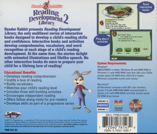 Reader Rabbit Reading Development Library 2 – NeverDieMedia