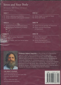 The Great Courses: Stress And Your Body 12-Disc Set w/ Coursebook