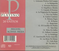 Miguel Aceves Mejia: Serie Platino: 20 Exitos