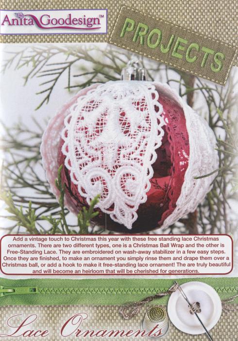 Anita Goodesign: Projects: Lace Ornaments