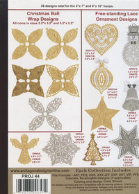 Anita Goodesign: Projects: Lace Ornaments