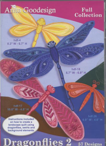 Anita Goodesign: Full Collection: Dragonflies 2