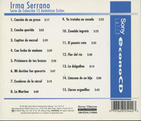 Irma Serrano: Serie De Coleccion: 15 Autenticos Exitos