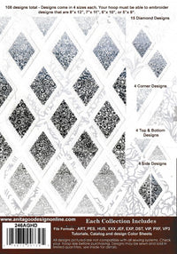 Anita Goodesign Mix & Match Quilting: Ombre Flowers