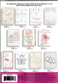 Anita Goodesign In The Hoop Projects!: Christmas Cards