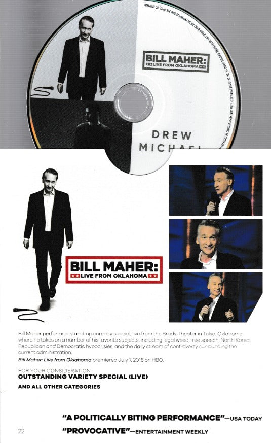 Bill Maher: Live From Oklahoma / Drew Michael FYC