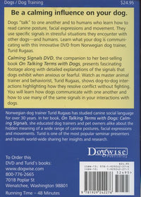 Calming Signals: What Your Dog Tells You