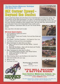 Gary Semics Motocross Techniques: MX Corner Speed: Beyond The Basics Volume 2 #4 - NeverDieMedia