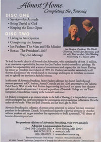 Adventist Preaching: Almost Home: Completing The Journey Vol. 19 2-Disc Set