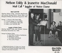 Nelson Eddy & Jeanette MacDonald: On Mail Call / Juggler Of Notre Dame