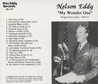 Nelson Eddy: My Wonder One