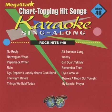MegaStar Chart-Topping Hit Songs: Karaoke Sing-Along Volume 48 CD+G