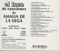 Amalia De La Vega: El Lazo De Canciones De