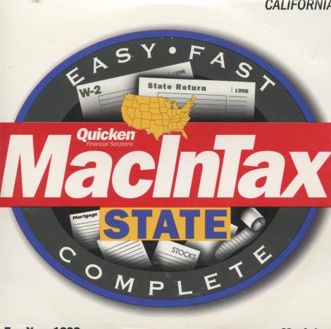 MacInTax State 1998 California