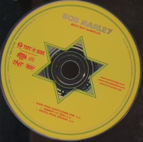Bob Marley: Best Buy Sampler Promo w/ No Artwork