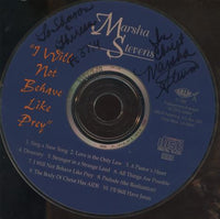 Marsha Stevens: I Will Not Behave Like Prey Signed