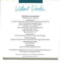 Thom Rotella: Without Words Autographed