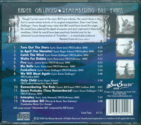 Karen Gallinger: Remembering Bill Evan: A Vocal Tribute