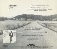 Jimmy Ryser: Rain Came Promo w/ Back Artwork
