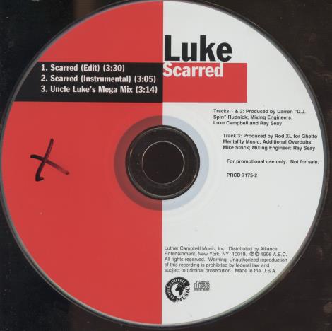 Luke: Scarred Promo w/ No Artwork
