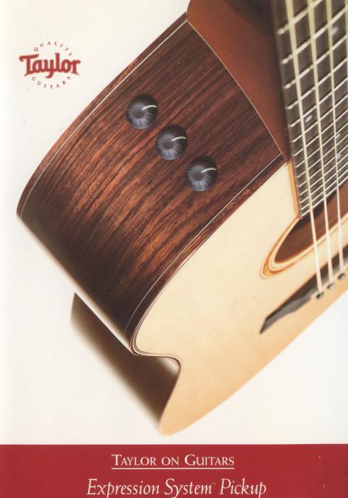 Taylor On Guitars: Expression System Pickup