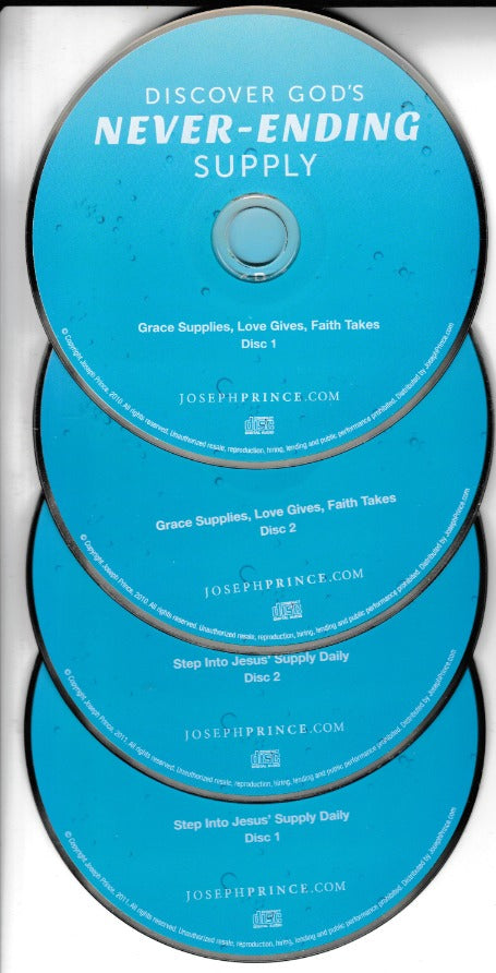 Discover God's Never-Ending Supply 4-Disc Set w/ No Artwork