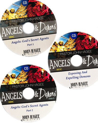 Angels & Demons By Pastor John Hagee 3-Disc Set w/ No Artwork