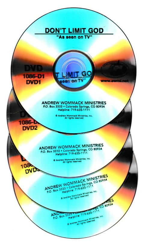 Don't Limit God: As Seen On TV 4-Disc Set w/ No Artwork