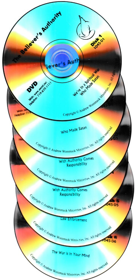 The Believer's Authority 6-Disc Set w/ No Artwork
