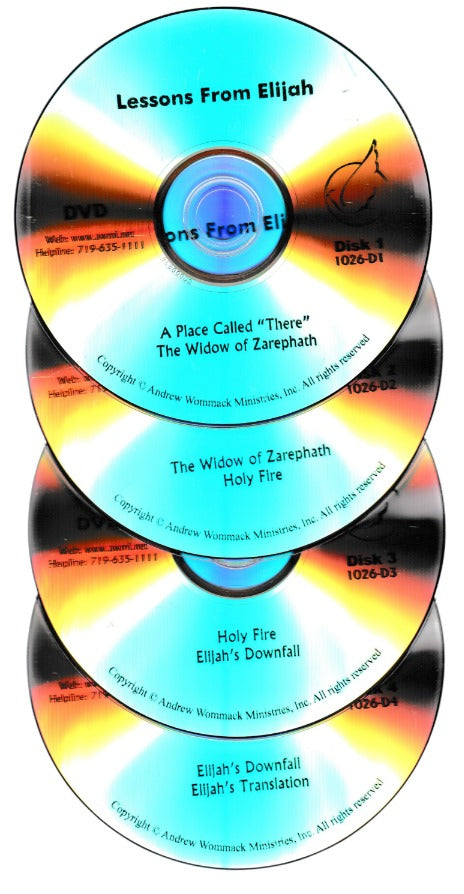 Lessons From Elijah 4-Disc Set w/ No Artwork