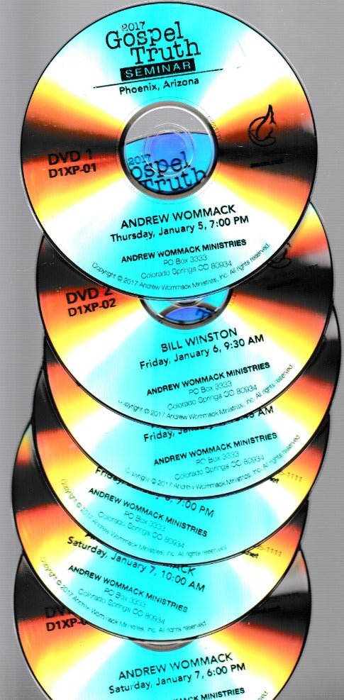 2017 Gospel Truth Seminar: Phoenix, Arizona 6-Disc Set w/ No Artwork