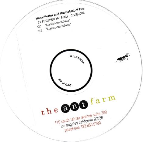 Harry Potter And The Goblet Of Fire: 2x HV Spots