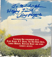 Roy Rogers: Tribute Signed w/ Cut Artwork
