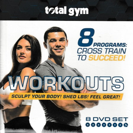 Total Gym: 8 Programs: Cross Train To Succeed: Workouts 8-Disc Set - NeverDieMedia