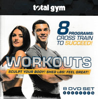 Total Gym: 8 Programs: Cross Train To Succeed: Workouts 8-Disc Set - NeverDieMedia